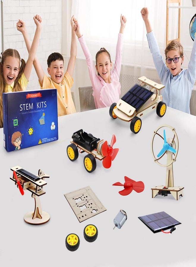 SCAEMO STEM Kits for Kids Ages 8-10-12-14, Stem Toys for Boys Age 8-12, Science Projects, Solar Car Building Kits, Activities Engineering Kit, Gifts for 8 9 10 11 12 Year Old Boys - Image 5
